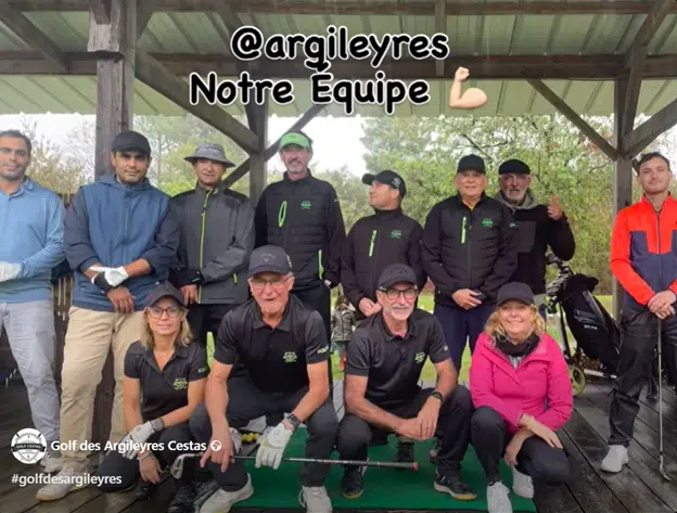 2quipe du Golf des argileyres CESTAS PESSAC BORDEAUX ARCACHON